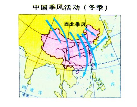 中國冬季季風風向|冬季季風:性質特點,產生原因,現象,發生時間,影響範圍,